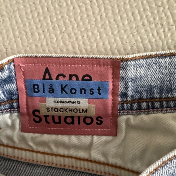 Acne Studios Melk Marble Wash Jeans - Picture 4 of 6